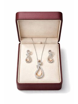 RUHA JEWELS - Majestic Silver Jewellery Set