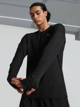 Puma - Run Favorite Ls Men Black T-Shirt