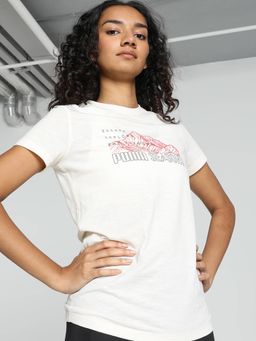 Puma - Women Seasons Trail Women Beige T-Shirt