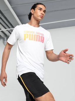 Puma - Run Fav Forever Faster Men White T-Shirt