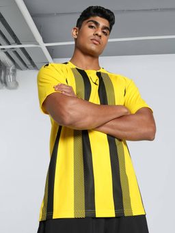Puma - Team Liga Striped Men Yellow T-Shirt