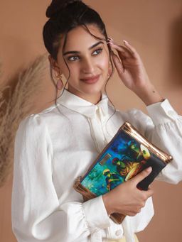 Priyaasi - Folk Dhun Multicolor Zipper Pouch