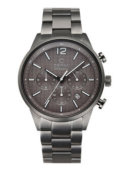 Obaku - Skov Smokey V205GUUUSU Grey Dial Chronograph Watch For Men