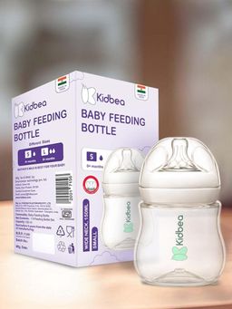Kidbea - Natural Milk Feeding Bottle Soft Nipple 150Ml (6-12 Months)