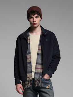 Jack & Jones - Navy Blue Regular Fit Jacket