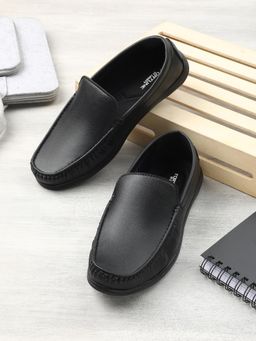 LIBERTY - Fortune CLASSIK-1E Black Formal Loafers For Men