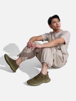 Neeman's - Knit Glider Sneakers Olive