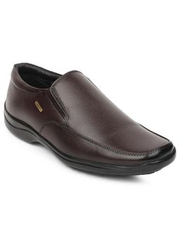 LIBERTY - Fortune REL-2 Brown Formal Non Lacing Loafers For Men