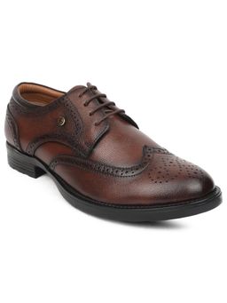 LIBERTY - Healers UDL-12 Brown Formal Lacing Brogues Shoes For Men
