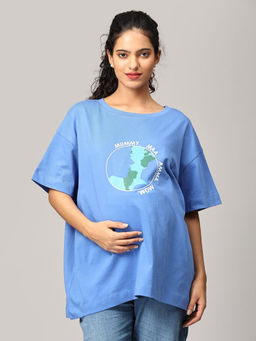The Mom Store - Mom My World Oversized Mumma T-Shirt