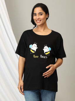 The Mom Store - Mumma Oversized T-Shirt- Boo Bees