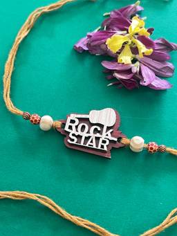 Digital Dress Room - Fancy Designer Rockstar Mdf En Rakhi Beads Thread Rakhi