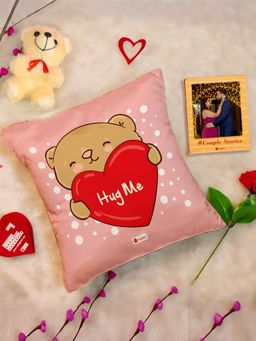 Indigifts - Valentine Gifts for Love Quote Cushion (Set Of 5) (12X12 Inches)
