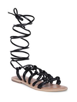 Tao Paris - Women Akgul Tie Ups Casual Black Flats