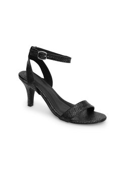 Tao Paris - Women Solid Black Heel Sandals
