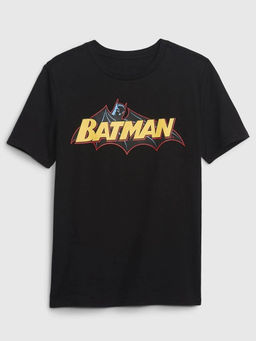 GAP - Boys Character-Themed Crew Neck T-Shirt - Black