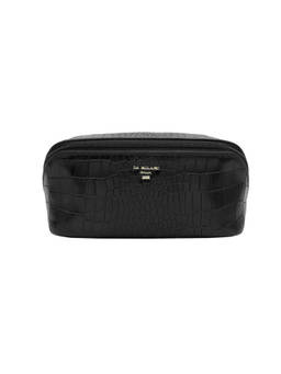 Da Milano - Genuine Leather Black Vanity Pouch
