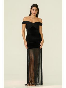 LABEL FROW - Black Nero Maxi Dress