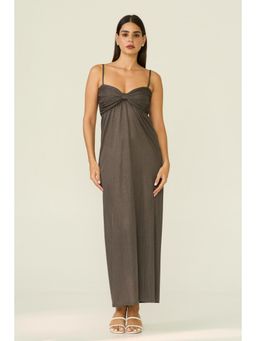 LABEL FROW - Grey Gigi Maxi Dress