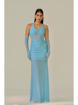 LABEL FROW - Blue Cinderella Dress with Gloves