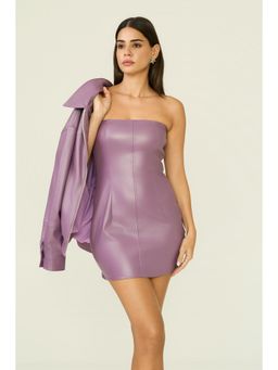LABEL FROW - Purple Amethyst Mini Dress