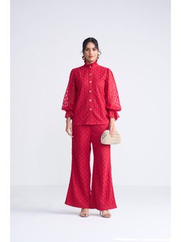 STTAVOSS - Red Liora Co-Ord Set