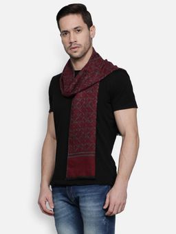 Alvaro Castagnino - Mens Viscose Maroon Muffler