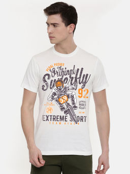 THREADCURRY - Original Superfly Creative Graphic Printed T-shirt For Men