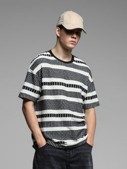 Jack & Jones - Black Stripes T-Shirt
