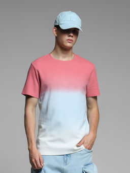 Jack & Jones - Pink Ombre T-Shirt