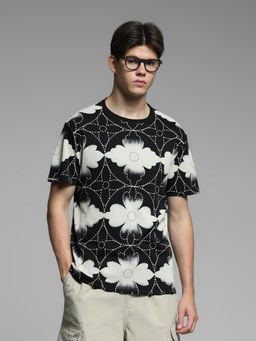 Jack & Jones - Black Printed T-Shirt