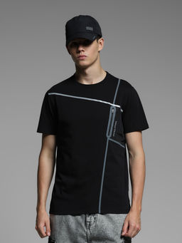 Jack & Jones - Black Printed T-Shirt