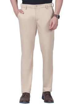 Cantabil - Khaki Solid Trouser
