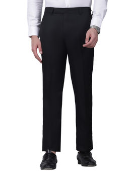 Cantabil - Black Self Design Trouser