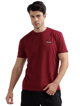Cantabil - Red Solid T-Shirt
