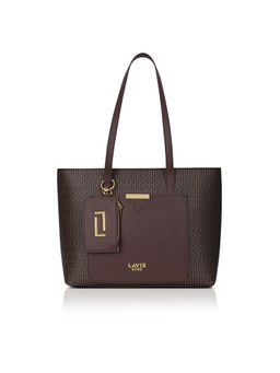 Lavie Luxe - Brown Synthetic Leather Printed Handbag