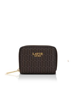 Lavie Luxe - Brown Vegan Leather Printed Wallet