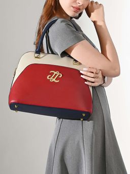 Lavie Signature - Women's Aiken Colourblock Dome Medium Satchel Handbag (M)