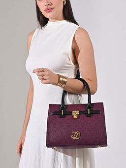 Lavie Signature - Women's Colourblock Taos Medium Satchel Handbag (M)