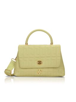 Lavie Signature - Green Synthetic Leather Textured Slingbag with Detachable Strap