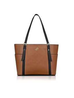 Lavie Signature - Tan Synthetic Leather Textured Handbag