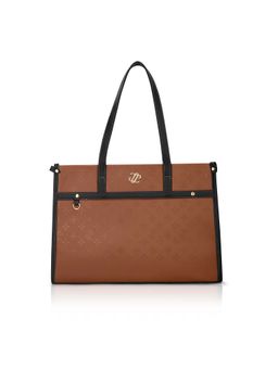 Lavie Signature - Tan Synthetic Leather Textured Handbag