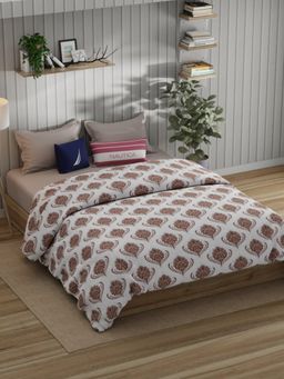 Nautica - Pink Super Fine Egyptian Satin Cotton Comforter for All Weather (Double)