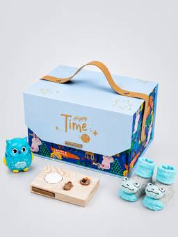 Little Surprise Box - Multi-Color Animals Newborn Baby Boy Gift Set (0-6 Months)
