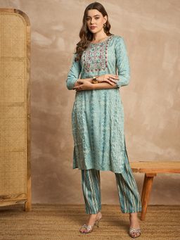 CHETI - Blue Kurta with Pant and Dupatta