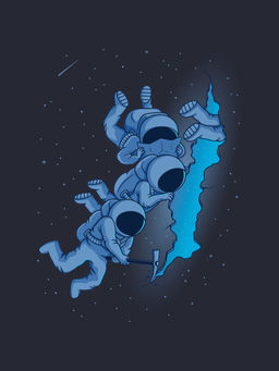 THREADCURRY - Fast Escape Creative Graphic Printed T-shirt For Men