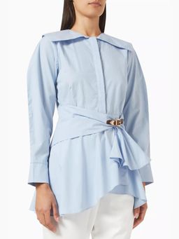 Notebook - Aloha Belted Solid Shirt