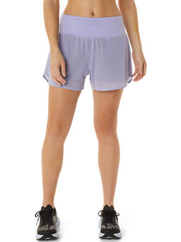 ASICS - Ventilate 2-n-1 3.5in Off White Womens Shorts