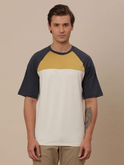 Wrangler - Atg By Mens Colorblock Blue Crew Neck T-shirt