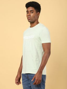 Wrangler - Mens Logo Green T-shirt